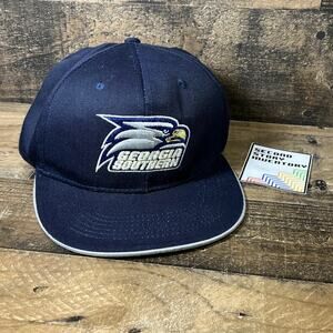 Georgia Southern University Eagles Snapback Hat Cap Navy One More Time